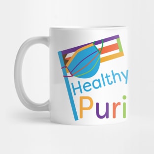 Funny healthy Purim 2021 greeting Mug